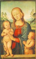 Perugino, Pietro - Madonna with Child and Little St John